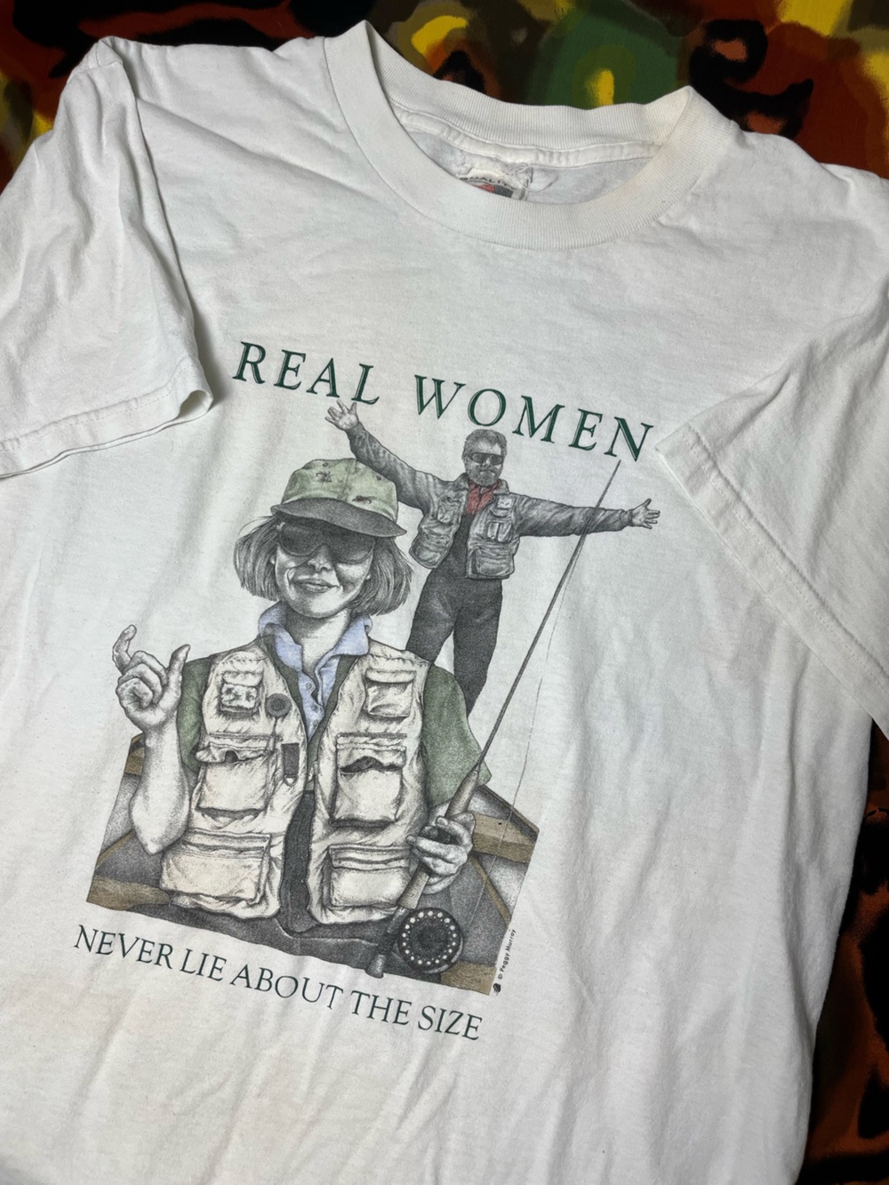Thrashed 90s Real Women Never Lie About The Size Graphic Tee